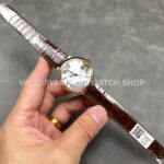 AF Factory Cartier Ballon Bleu WGBB0009 36mm Rose Gold Brown Leather Strap Roman Numerals White Dial (3) AF Factory Cartier Ballon Bleu WGBB0009 36mm Rose Gold Brown Leather Strap Roman Numerals White Dial