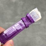 AF Factory Cartier Ballon Bleu WGBB0009 36mm Rose Gold Purple Leather Strap Roman Numerals White Dial (3) AF Factory Cartier Ballon Bleu WGBB0009 36mm Rose Gold Purple Leather Strap Roman Numerals White Dial