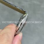 AF Factory Cartier Ballon Bleu WSBB0028 36mm Diamond Steel Leather Strap White Dial (4) AF Factory Cartier Ballon Bleu WSBB0028 36mm Black Leather Strap Diamond Bezel Roman Numerals White Dial