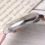 AF Factory Cartier Ballon Bleu WSBB0031 33mm Steel Leather Strap Roman Numerals Pink Dial (4) AF Factory Cartier Ballon Bleu WSBB0031 33mm Steel Leather Strap Roman Numerals Pink Dial