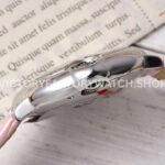 AF Factory Cartier Ballon Bleu WSBB0031 33mm Steel Leather Strap Roman Numerals Pink Dial (8) AF Factory Cartier Ballon Bleu WSBB0031 33mm Steel Leather Strap Roman Numerals Pink Dial
