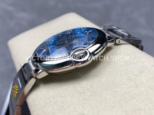 AF Factory Cartier Ballon Bleu WSBB0061 42mm Full Steel Roman Numerals Light Blue Dial (11) AF Factory Cartier Ballon Bleu WSBB0061 42mm Full Steel Roman Numerals Light Blue Dial
