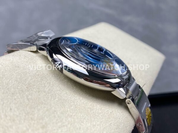 AF Factory Cartier Ballon Bleu WSBB0061 42mm Full Steel Roman Numerals Light Blue Dial (4) AF Factory Cartier Ballon Bleu WSBB0061 42mm Full Steel Roman Numerals Light Blue Dial