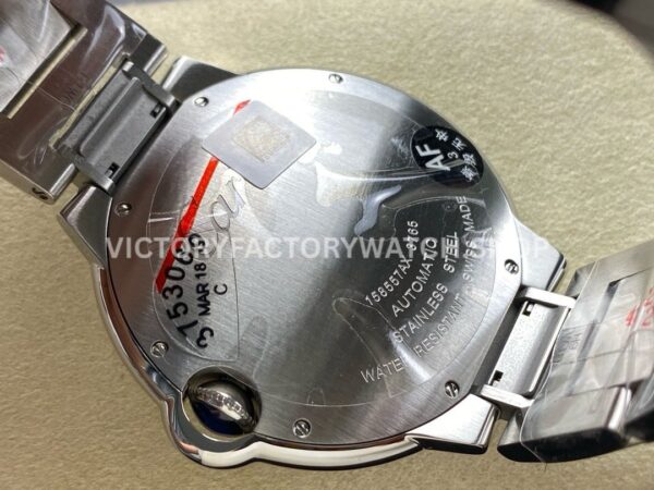 AF Factory Cartier Ballon Bleu WSBB0071 42mm Full Steel Roman Numerals Green Dial (1) AF Factory Cartier Ballon Bleu WSBB0071 42mm Full Steel Roman Numerals Green Dial