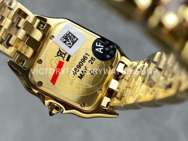 AF Factory Cartier Panthère 27mm Full Yellow Gold Gold Dial (2) AF Factory Cartier Panthère 27mm Full Yellow Gold Gold Dial