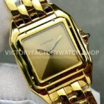 AF Factory Cartier Panthère 27mm Full Yellow Gold Gold Dial (4) AF Factory Cartier Panthère 27mm Full Yellow Gold Gold Dial