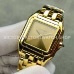 AF Factory Cartier Panthère 27mm Full Yellow Gold Gold Dial (6) AF Factory Cartier Panthère 27mm Full Yellow Gold Gold Dial