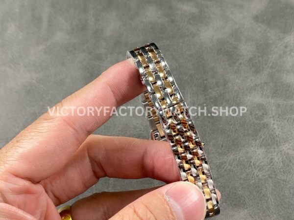 AF Factory Cartier Panthère W2PN0006 22mm Half Gold Roman Numerals Silver Dial