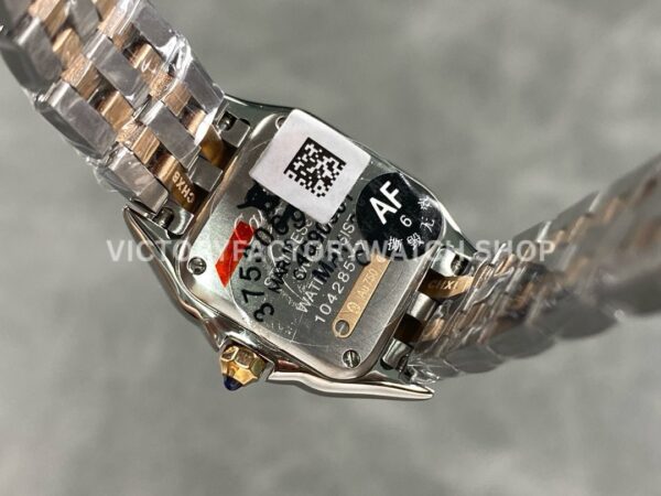 AF Factory Cartier Panthère W2PN0006 22mm Half Gold Roman Numerals Silver Dial
