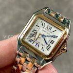 AF Factory Cartier Panthère W2PN0007 27mm Half Yellow Gold Roman Numerals Silver Dial (6) AF Factory Cartier Panthère W2PN0007 27mm Half Yellow Gold Roman Numerals Silver Dial