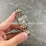 AF Factory Cartier Panthère W2PN0007 27mm Half Yellow Gold Roman Numerals Silver Dial (7) AF Factory Cartier Panthère W2PN0007 27mm Half Yellow Gold Roman Numerals Silver Dial