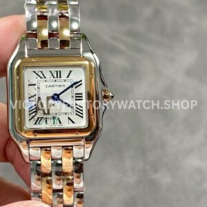 AF Factory Cartier Panthère W2PN0007 27mm two-tone bracelet silver dial watch