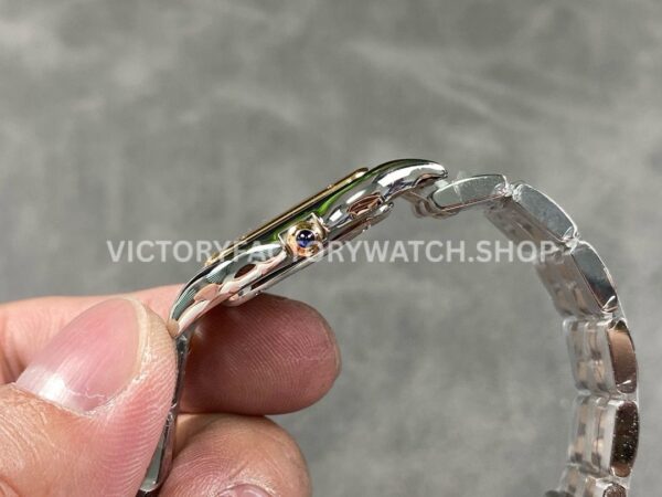 AF Factory Cartier Panthère W2PN0007 27mm Half Yellow Gold Roman Numerals Silver Dial (9) AF Factory Cartier Panthère W2PN0007 27mm Half Yellow Gold Roman Numerals Silver Dial