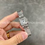 AF Factory Cartier Panthère W4PN0007 22mm Full Steel Diamond Bezel Roman Numerals White Dial