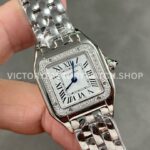 AF Factory Cartier Panthère W4PN0007 22mm Full Steel Diamond Bezel Roman Numerals White Dial