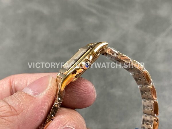 AF Factory Cartier Panthère WGPN0006 22mm Full Rose Gold Roman Numerals Silver Dial
