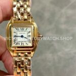 AF Factory Cartier Panthère WGPN0006 22mm rose gold-tone bracelet silver dial watch