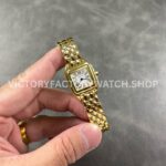 AF Factory Cartier Panthère WGPN0008 22mm Full Yellow Gold Roman Numerals Silver Dial
