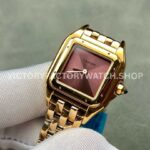 AF Factory Cartier Panthère WJPN0035 22mm Full Rose Gold Brown Dial
