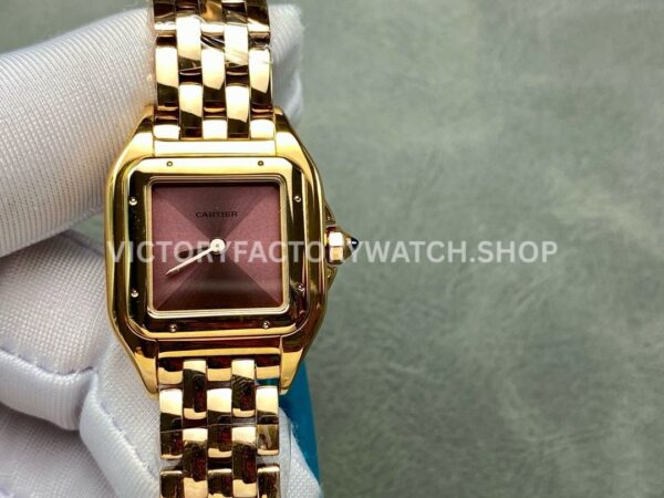 AF Factory Cartier Panthère WJPN0035 22mm rose gold-tone bracelet brown dial watch