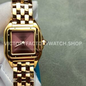 AF Factory Cartier Panthère WJPN0035 22mm rose gold-tone bracelet brown dial watch