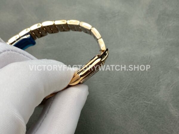 AF Factory Cartier Panthère WJPN0035 22mm Full Rose Gold Diamond Bezel Brown Dial