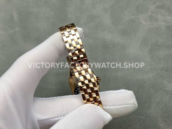 AF Factory Cartier Panthère WJPN0035 22mm Full Rose Gold Diamond Bezel Brown Dial