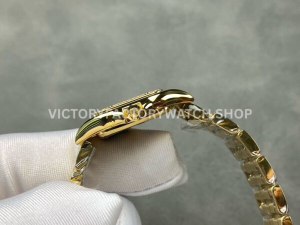 AF Factory Cartier Panthère WJPN0057 22mm Full Yellow Gold Diamond Bezel Gold Dial