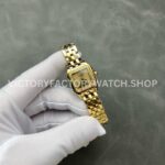 AF Factory Cartier Panthère WJPN0057 22mm Full Yellow Gold Diamond Bezel Gold Dial