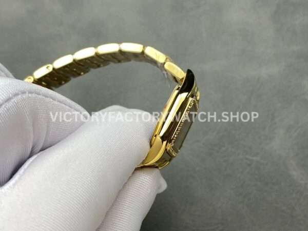 AF Factory Cartier Panthère WJPN0057 22mm Full Yellow Gold Diamond Bezel Gold Dial