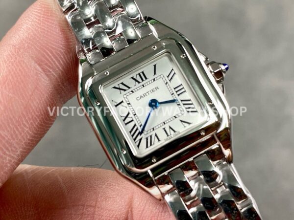 AF Factory Cartier Panthère WSPN0006 22mm Full Steel Roman Numerals Silver Dial