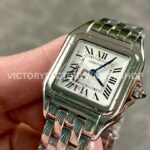 AF Factory Cartier Panthère WSPN0007 27mm Full Steel Roman Numerals Silver Dial
