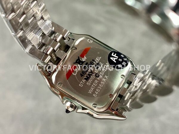 AF Factory Cartier Panthère WSPN0007 27mm Full Steel Roman Numerals Silver Dial