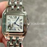 AF Factory Cartier Panthère WSPN0007 27mm full steel silver dial Roman numeral watch