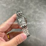 AF Factory Cartier Panthère WSPN0007 27mm Full Steel Roman Numerals Silver Dial
