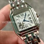 AF Factory Cartier Panthère WSPN0007 27mm Full Steel Roman Numerals Silver Dial