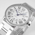 AF Factory Cartier Ronde Solo de Cartier W6701011 42mm Full Steel Roman Numerals Silver Dial (1) AF Factory Cartier Ronde Solo de Cartier W6701011 42mm Full Steel Roman Numerals Silver Dial