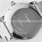 AF Factory Cartier Ronde Solo de Cartier W6701011 42mm Full Steel Roman Numerals Silver Dial (5) AF Factory Cartier Ronde Solo de Cartier W6701011 42mm Full Steel Roman Numerals Silver Dial