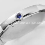 AF Factory Cartier Ronde Solo de Cartier W6701011 42mm Full Steel Roman Numerals Silver Dial (8) AF Factory Cartier Ronde Solo de Cartier W6701011 42mm Full Steel Roman Numerals Silver Dial