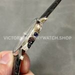 AF Factory Cartier Ronde Solo de Cartier W6701011 42mm Steel Leather Strap Roman Numerals Silver Dial