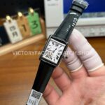AF Factory Cartier Tank WSTA0042 22mm Steel Leather Strap Roman Numerals White Dial