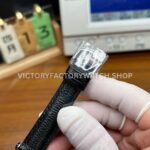 AF Factory Cartier Tank WSTA0042 22mm Steel Leather Strap Roman Numerals White Dial