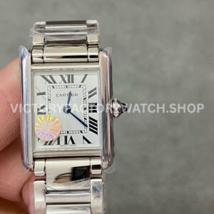 AF Factory Cartier Tank WSTA0051 22mm full steel white dial