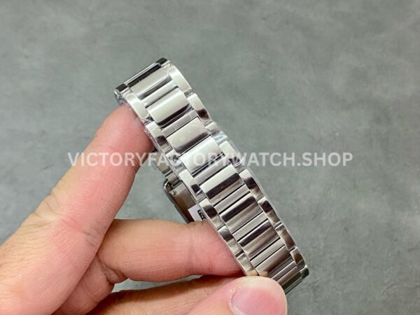 AF Factory Cartier Tank WSTA0051 22mm Full Steel Roman Numerals White Dial (6) AF Factory Cartier Tank WSTA0051 22mm Full Steel Roman Numerals White Dial