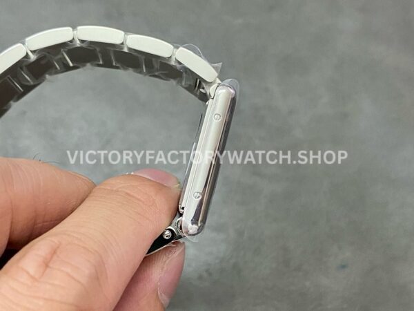 AF Factory Cartier Tank WSTA0052 25.5mm Full Steel Roman Numerals White Dial
