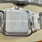 AMG Factory Cartier Santos 40mm Full Diamond Steel Roman Number Diamond Dial (1) AMG Factory Cartier Santos 40mm Full Diamond Steel Roman Number Diamond Dial