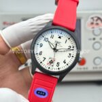 AOF Factory IWC Pilot Black Aces IW326905 41mm Black Ceramic Red Rubber Strap White Dial (7) AOF Factory IWC Pilot Black Aces IW326905 41mm Black Ceramic Red Rubber Strap White Dial