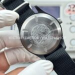 AOF Factory IWC Pilot Black Aces IW326905 41mm Ceramic Textile Strap White Dial (3) AOF Factory IWC Pilot Black Aces IW326905 41mm Ceramic Textile Strap White Dial