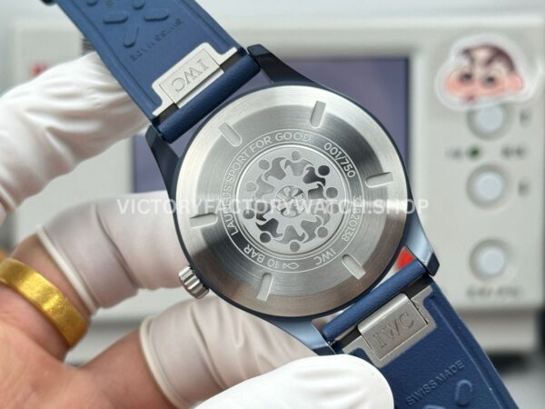 AOF Factory IWC Pilot IW328101 41mm Blue Ceramic Blue Rubber Strap Blue Dial (1) AOF Factory IWC Pilot IW328101 41mm Blue Ceramic Blue Rubber Strap Blue Dial
