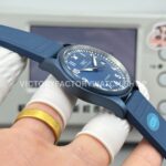 AOF Factory IWC Pilot IW328101 41mm Blue Ceramic Blue Rubber Strap Blue Dial (3) AOF Factory IWC Pilot IW328101 41mm Blue Ceramic Blue Rubber Strap Blue Dial
